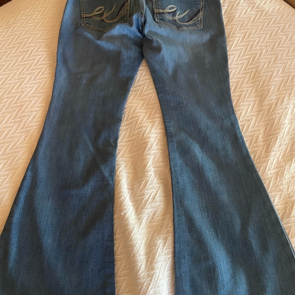 Express Indigo Flare Jeans